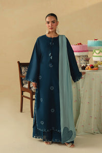 BATIK -3PC DHANAK EMBROIDERED SHIRT WITH CHIFFON EMBROIDERED DUPATTA AND TROUSER -BIC-5173
