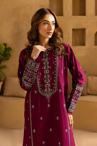 BATIK-2PC LAWN EMBROIDERED SEQUIN SHIRT AND EMBROIDERED TROUSER-BIC-225