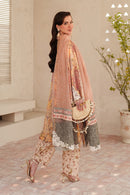 BAROQUE-3PC LAWN DIGITAL PRINTED EMB SHIRT WITH SILK PRINTED EMB DUPATTA AND PRINTED TROUSER-BIC-014