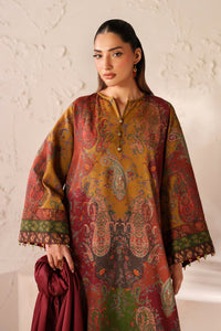 BAROQUE-3PC KHADDAR PRINTED SHIRT WITH KHADDAR PRINTED DUPATTA AND PRINTED TROUSER-BIC-2662