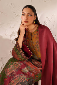 BAROQUE-3PC KHADDAR PRINTED SHIRT WITH KHADDAR PRINTED DUPATTA AND PRINTED TROUSER-BIC-2662