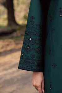 BATIK-3PC DHANAK EMBROIDERED SHIRT WITH DHANAK EMBROIDERED SHAWL AND TROUSER-BIC-5197