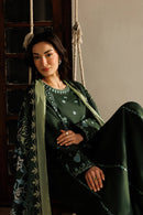 ETHNC-3PC LAWN EMBROIDERED SHIRT WITH CHIFFON PRINTED DUPATTA AND TROUSER-BIC-4870