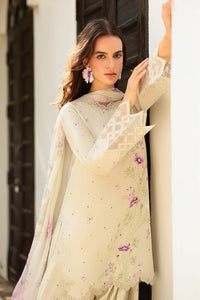 IZNIK-3PC LAWN EMB PRINTED SHIRT WITH SILK PRINTED DUPATTA & PRINTED TROUSER-BIC-044