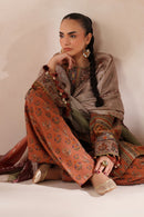 BAROQUE-3PC VISCOSE PRINTED SHIRT WITH VISCOSE PRINTED DUPATTA AND TROUSER-BIC