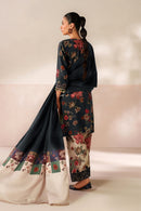 BAROQUE-3PC VISCOSE PRINTED SHIRT WITH VISCOSE PRINTED DUPATTA AND TROUSER-BIC-