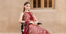 MARIA.B-3PC LAWN EMBROIDERED PRINTED SHIRT WITH CHIFFON PRINT DUPATTA AND PRINT TROUSER-BIC-2518