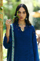 SUFFUSE-3PC LAWN EMBROIDERED SHIRT WITH KHAADI NET EMBROIDERED DUPATTA AND TROUSER-BIC-4815