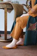AISLING -3PC DHANAK EMBROIDERED SHIRT WITH DHANAK EMBROIDERED SHAWL& TROUSER -BIC-3145