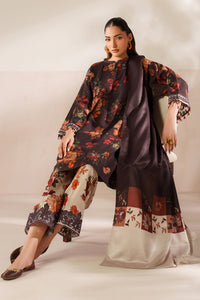 BAROQUE-3PC VISCOSE PRINTED SHIRT WITH VISCOSE PRINTED DUPATTA AND TROUSER-BIC