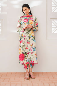 BAROUQE-3PC KARANDI PRINTED SHIRT WITH KARANDI PRINTED DUPATTA AND TROUSER-BIC-2578
