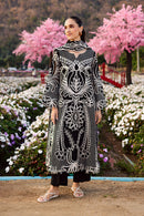 MAHNUR-3PC LAWN EMBROIDERED SHIRT WITH ORGANZA EMB DUPATTA AND TROUSER-BIC-4895