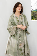 JAZMIN-3PC KHADDAR SHIRT WITH KHADDAR PRINT DUPATTA AND PRINT TROUSER-BIC-2559