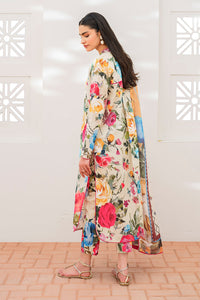 BAROUQE-3PC KARANDI PRINTED SHIRT WITH KARANDI PRINTED DUPATTA AND TROUSER-BIC-2578