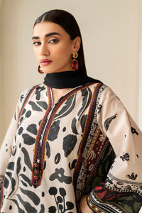 BAROQUE-3PC LAWN DIGITAL PRINTED SHIRT WITH SILK PRINTED DUPATTA AND PRINTED TROUSER-BIC-032