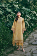 GARNET-3PC LAWN EMBROIDERED SHIRT WITH KHAADI NET EMBROIDERED DUPATTA AND TROUSER-BIC-4831