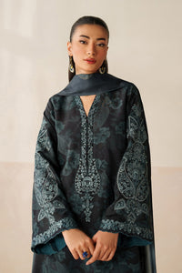 BAROQUE-3PC VISCOSE PRINTED EMB SHIRT WITH VISCOSE PRINTED DUPATTA AND TROUSER-BIC-