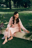 GARNET-3PC LAWN EMBROIDERED SHIRT WITH CHIFFON EMBROIDERED DUPATTA AND TROUSER-BIC-4840
