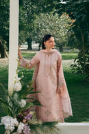 GARNET-3PC LAWN EMBROIDERED SHIRT WITH CHIFFON EMBROIDERED DUPATTA AND TROUSER-BIC-4840