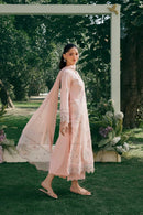 GARNET-3PC LAWN EMBROIDERED SHIRT WITH CHIFFON EMBROIDERED DUPATTA AND TROUSER-BIC-4840