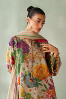 BAROQUE-3PC VISCOSE PRINTED SHIRT WITH VISCOSE PRINTED DUPATTA AND TROUSER-BIC