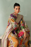 BAROQUE-3PC VISCOSE PRINTED SHIRT WITH VISCOSE PRINTED DUPATTA AND TROUSER-BIC