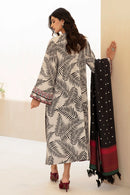BAROUQE-3PC KARANDI PRINTED SHIRT WITH KARANDI PRINTED DUPATTA AND TROUSER-BIC-2577
