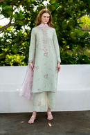 IZNIK-3PC LAWN DIGITAL PRINTED SHIRT WITH SILK PRINTED DUPATTA AND PRINTED TROUSER-BIC-035