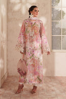 BAROQUE-3PC LAWN DIGITAL PRINTED EMB SHIRT WITH SILK PRINTED DUPATTA AND TROUSER-BIC-054