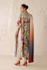 BAROQUE-3PC VISCOSE PRINTED SHIRT WITH VISCOSE PRINTED DUPATTA AND TROUSER-BIC