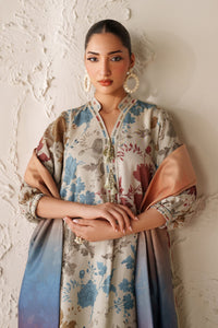 BAROQUE-3PC VISCOSE PRINTED SHIRT WITH VISCOSE PRINTED DUPATTA AND TROUSER-BIC