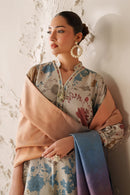 BAROQUE-3PC VISCOSE PRINTED SHIRT WITH VISCOSE PRINTED DUPATTA AND TROUSER-BIC