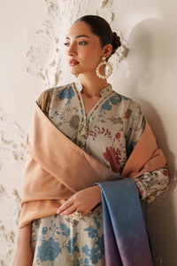 BAROQUE-3PC VISCOSE PRINTED SHIRT WITH VISCOSE PRINTED DUPATTA AND TROUSER-BIC