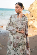 BAROUQE-3PC KARANDI PRINTED SHIRT WITH KARANDI PRINTED DUPATTA AND TROUSER-BIC-2571