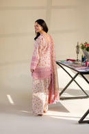 SOBIA NAZIR-3PC LAWN DIGITAL PRINTED EMB SHIRT WITH SILK PRINTED DUPATTA AND PRINTED TROUSER-BIC-056