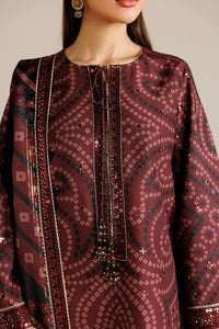 JAZMIN-3PC LAWN DIGITAL PRINTED SHIRT WITH SILK PRINTED DUPATTA AND PRINTED TROUSER-BIC-002