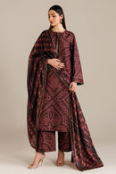JAZMIN-3PC LAWN DIGITAL PRINTED SHIRT WITH SILK PRINTED DUPATTA AND PRINTED TROUSER-BIC-002
