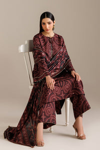 JAZMIN-3PC LAWN DIGITAL PRINTED SHIRT WITH SILK PRINTED DUPATTA AND PRINTED TROUSER-BIC-002
