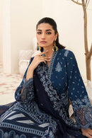 AFROZE-3PC LAWN EMBROIDERED SHIRT WITH CHIFFON EMBROIDERED DUPATTA AND TROUSER-BIC-3596