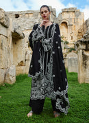 IMAGE-3PC LAWN EMBROIDERED SHIRT WITH CHIFFON EMBROIDERED DUPATTA AND TROUSER-BIC-3759