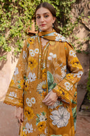 BAROQUE-3PC KHADDAR PRINTED SHIRT WITH KHADDAR PRINTED DUPATTA AND PRINT TROUSER-BIC-2642
