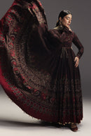 ZARA SHAH JAHAN-3PC DIGITAL PRINTED FROCK WITH SILK PRINTED DUPATTA & PRINT TROUSER-BIC-071