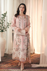 JADE-3PC DHANAK EMBROIDERED SHIRT WITH COUTRAI PRINTED SHAWL AND TROUSER-BIC-4036
