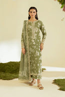 IZNIK-3PC LAWN DIGITAL PRINTED EMB SHIRT WITH SILK PRINTED EMB DUPATTA AND PRINTED TROUSER-BIC-001