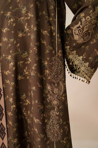 BAROQUE-3PC KHADDAR PRINTED SHIRT WITH KHADDAR PRINTED DUPATTA AND PRINT TROUSER-BIC-2663