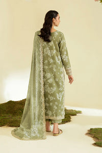 IZNIK-3PC LAWN DIGITAL PRINTED EMB SHIRT WITH SILK PRINTED EMB DUPATTA AND PRINTED TROUSER-BIC-001
