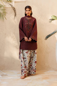 IZNIK-3PC LAWN EMBROIDERED SHIRT WITH SILK PRINTED DUPATTA AND PRINTED TROUSER-BIC-057