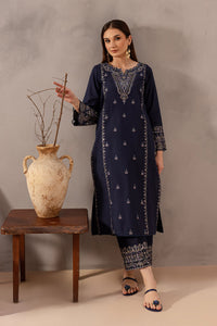 BATIK-2PC SEQUIN LAWN EMBROIDERED SHIRT WITH SEQUIN LAWN EMBROIDERED TROUSER-BIC-3475