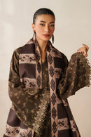 BAROQUE-3PC KHADDAR PRINTED SHIRT WITH KHADDAR PRINTED DUPATTA AND PRINT TROUSER-BIC-2663