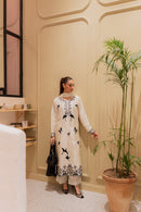 MIRANA-3PC DHANAK EMBROIDERED SHIRT WITH BAMBER TYE&DYE CHIFFON DUPATTA AND TROUSER-BIC-4249